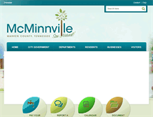 Tablet Screenshot of mcminnvilletenn.com